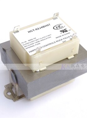 75VA 208V240V转24V HCT-09J4BL HCT-02J4BH UL隔离变压器50/60Hz