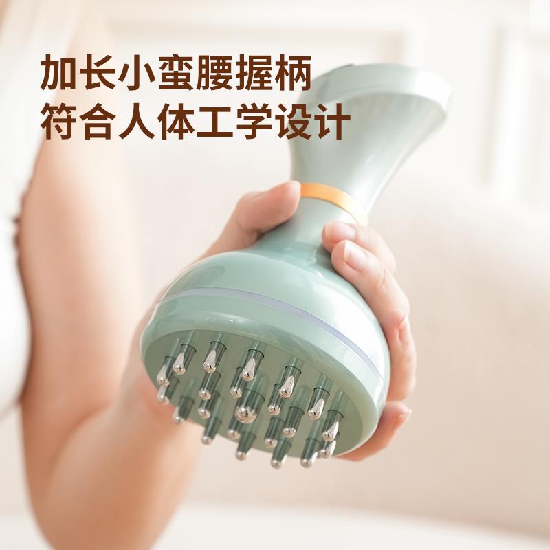 康仕坦电动经络刷全身通用加热刷肚子神器全自动微电流疏通按摩刷