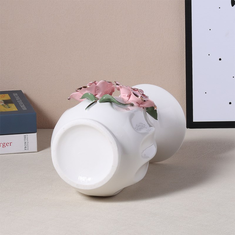 欧式陶瓷花瓶花插水培鲜花大口径桌面摆件家居饰品餐桌电视柜摆设