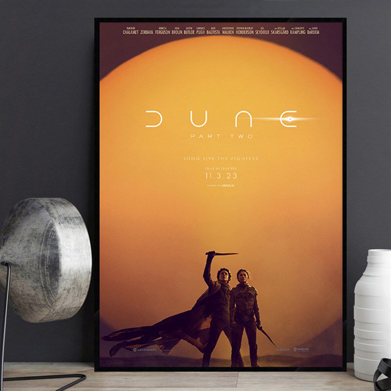 Dune 沙丘 好莱坞科幻电影海报装饰画个性床头挂画主题酒店壁画