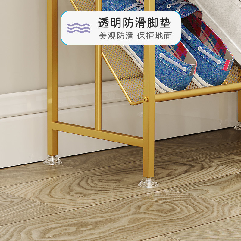 小房子鞋架小窄门口鞋架子家用室内门后鞋柜收纳神器省空间置物架