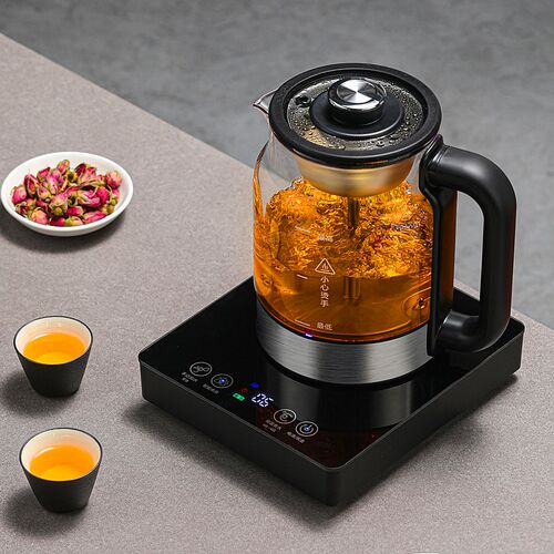 煮茶器全自动上水蒸煮一体家用电热茶炉喷淋式玻璃烧水保温泡茶壶