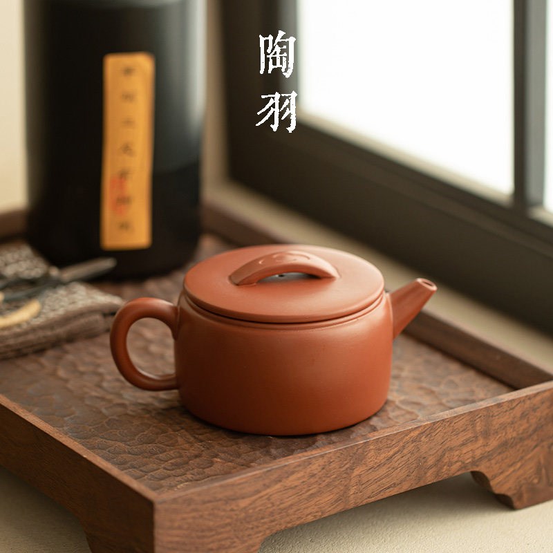紫砂汉瓦壶家用陶瓷泡茶壶高档功夫茶具中式大号冲茶器单壶礼盒装