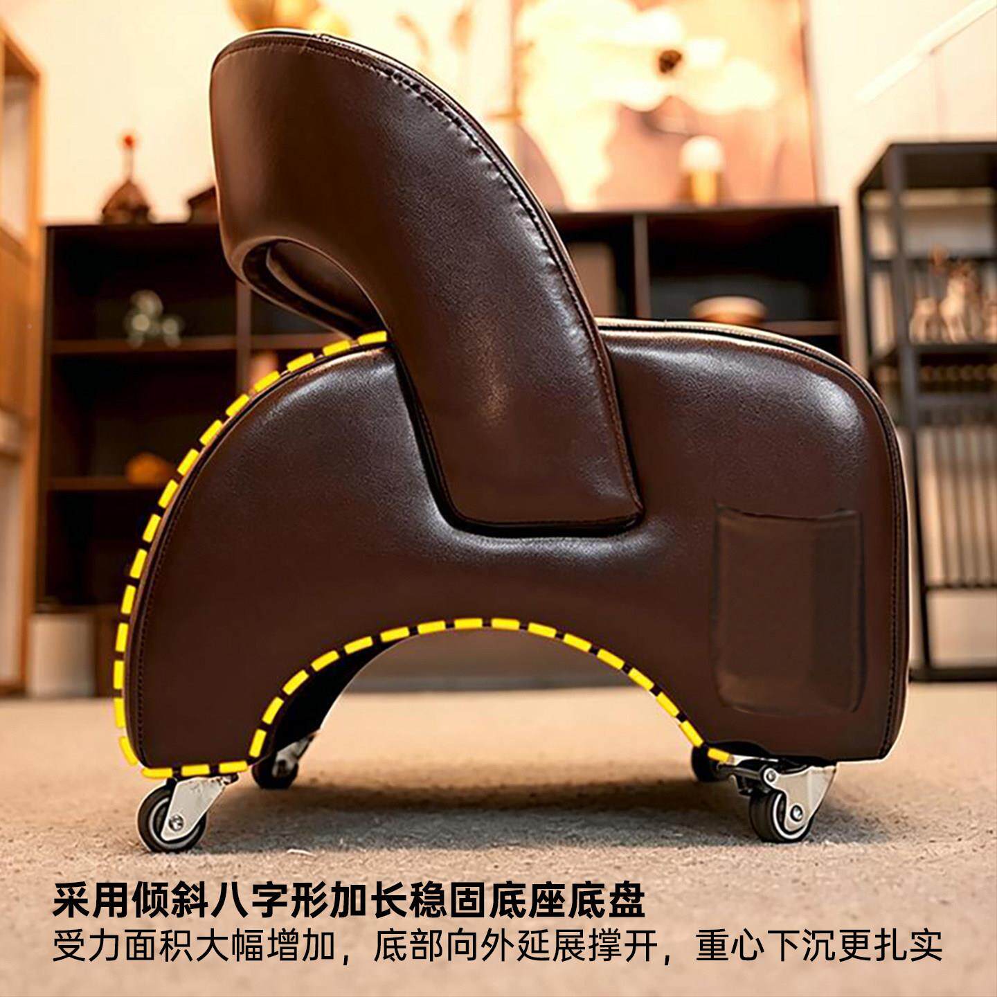 加人高板凳万轮小凳子静音溜凳CM-JH-XZ单沙发客厅溜脚凳向家用靠