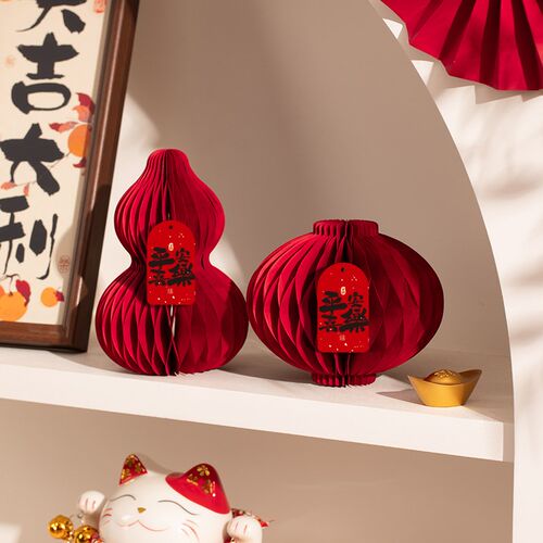新年春节葫芦摆件2026马年挂件装饰用品贺年过年贺年场景氛围布置