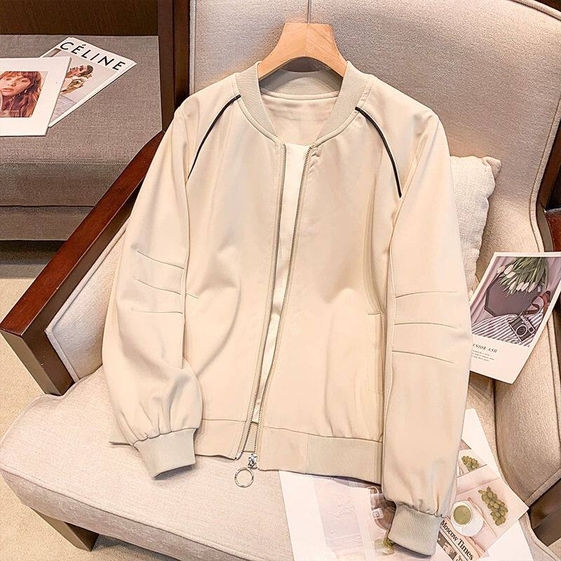 夹克衫女款短外套2026年春秋季新款韩版棒球服小个子休闲上衣外套