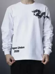 Dragon Soaring Shoulder Span Ls Tee - White Over-The-Shoulder Dragon Limited Edition White Long Sleeve