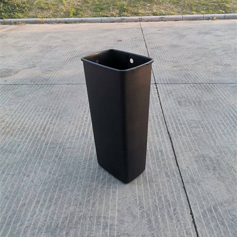 商用加厚黑色塑胶垃圾桶