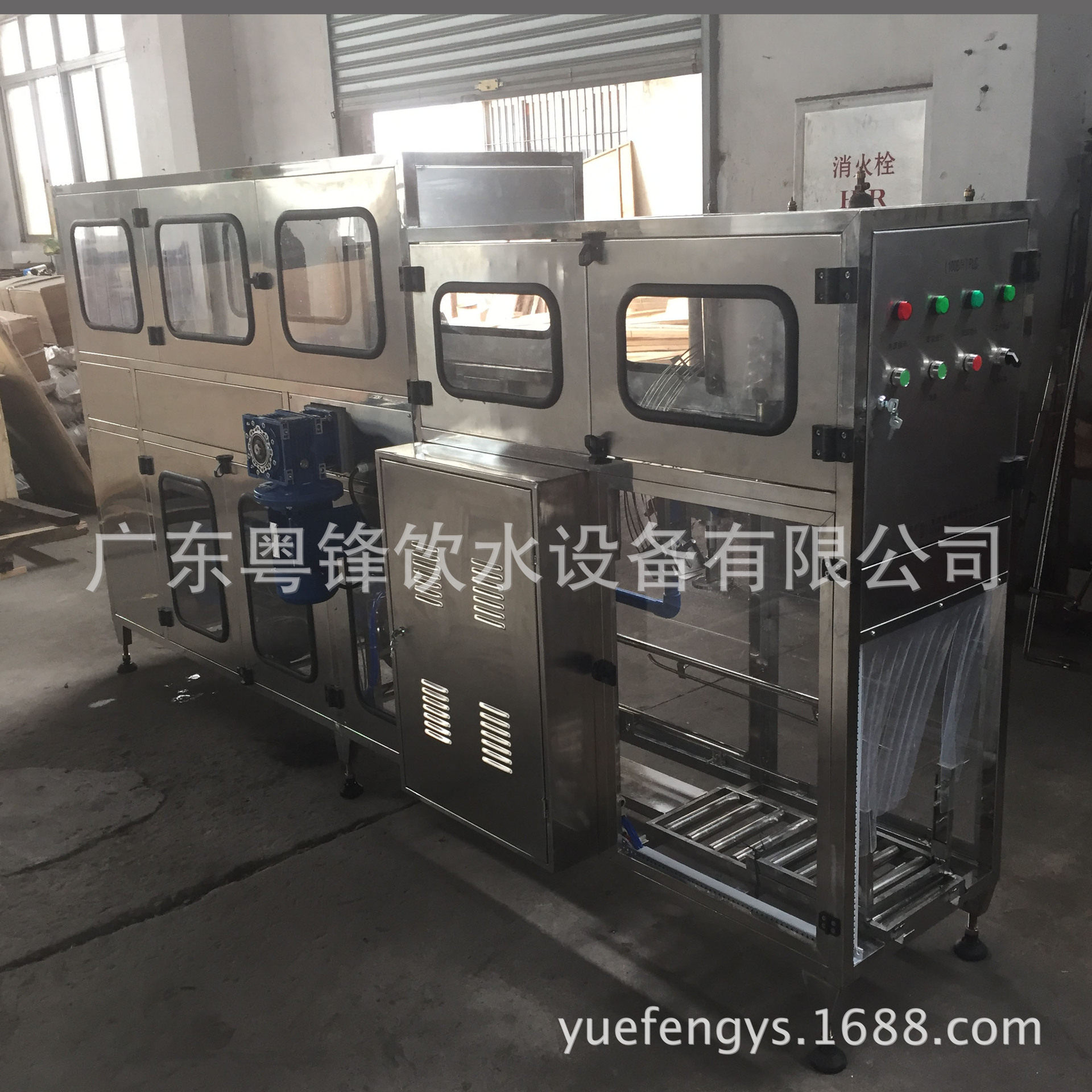 直供5加仑桶装水自动灌装生产线 18.9L桶装纯净水灌装生产设备