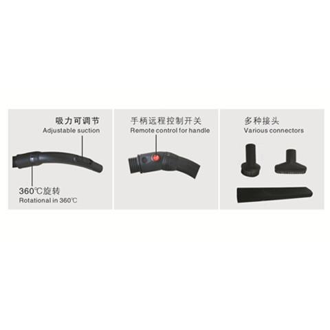 茵百8芝不锈钢壁GB680式吸挂尘6机GB0远程控制1400W吸尘机
