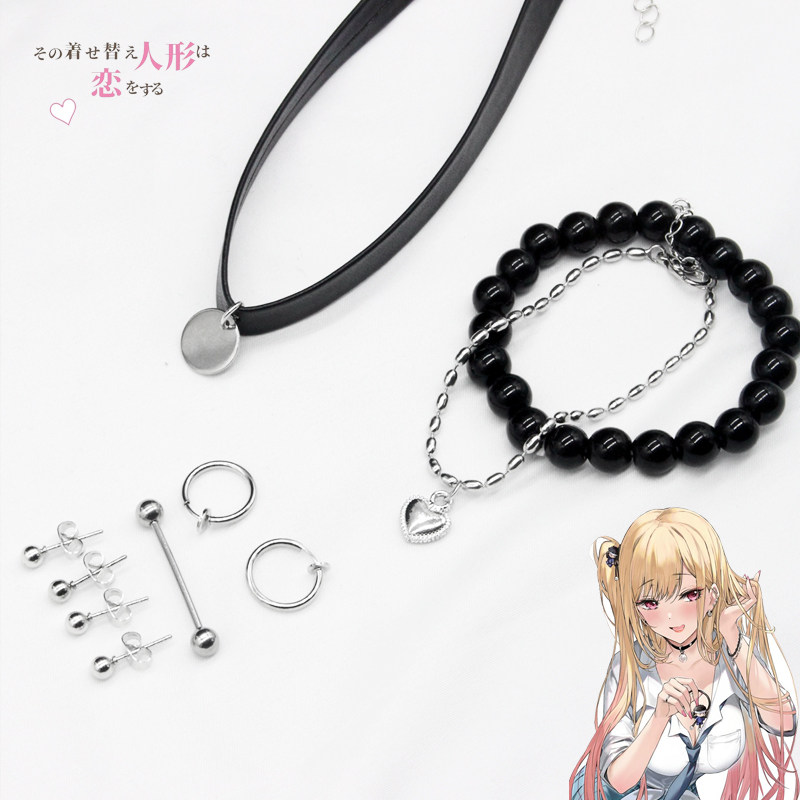 动漫周边配饰更衣人偶坠入爱河喜多川海梦同款耳钉耳夹手链项链,饰品/流行首饰/时尚饰品新,耳环,淘宝优惠券,粉丝福利购,淘宝优惠卷