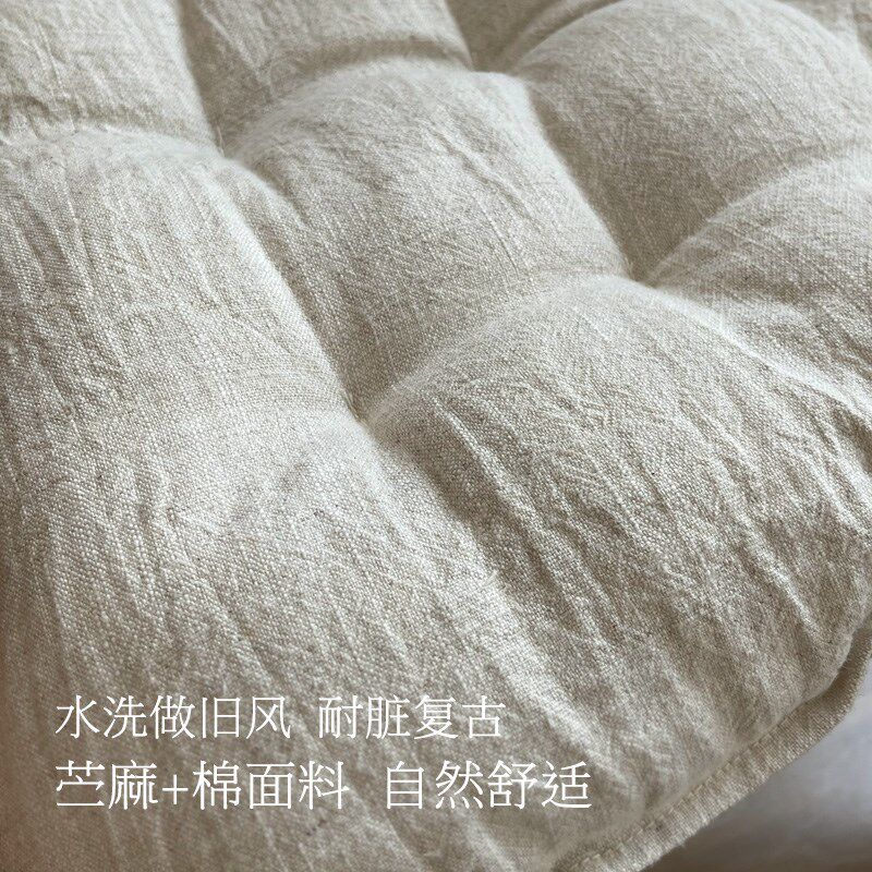 长条沙发椅子坐垫实木凳子防屁股痛椅垫屁垫靠背垫高级感靠垫定制
