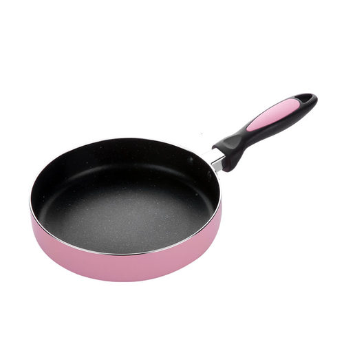 麦饭石煎鸡蛋小平底锅小号迷你不粘16cm18日式小煎锅辅食粉色