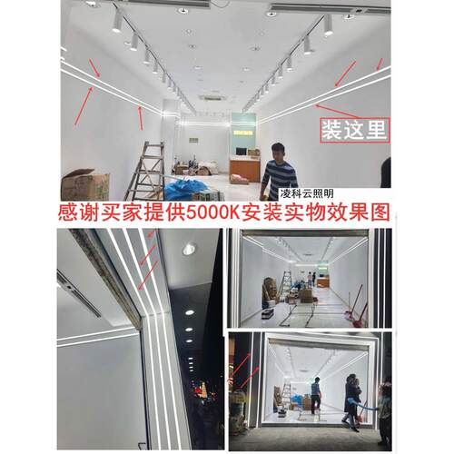 准色温500色0K灯带12V5050不防水水000K奶白灯带524V防5050.28500