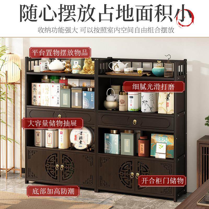茶水柜茶架子物架博古架具摆件slj-bgj0展示茶室茶壶茶收纳层架茶