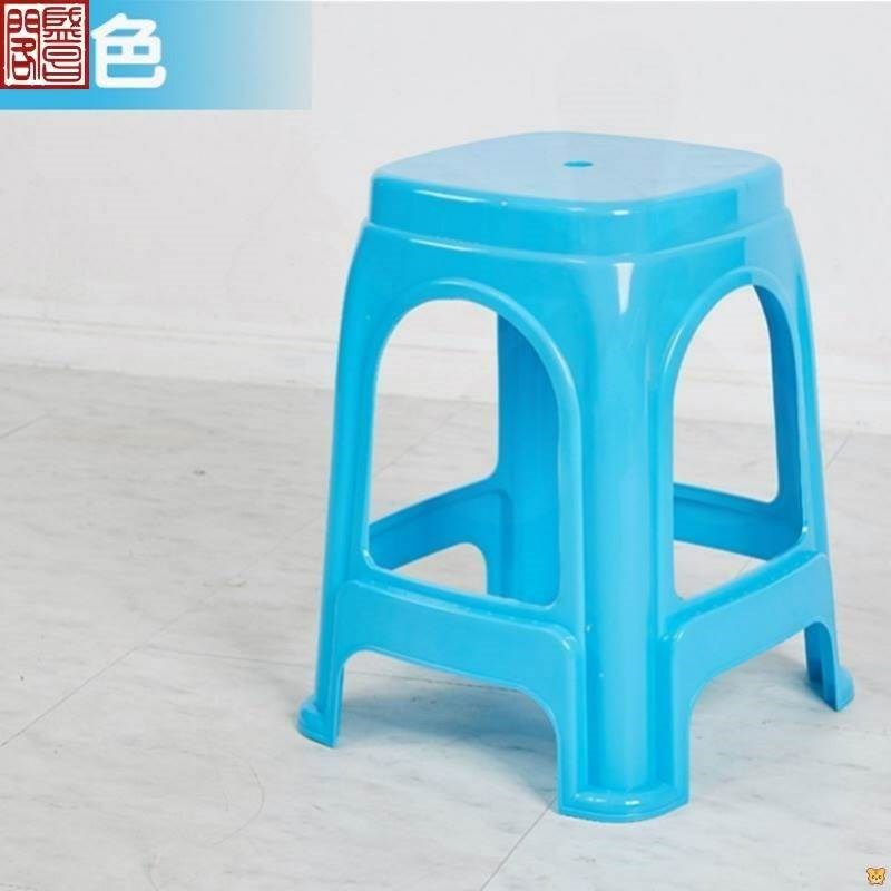 塑料凳子家用加厚客厅椅子简易熟胶高凳餐桌登子经济型朔料方板凳