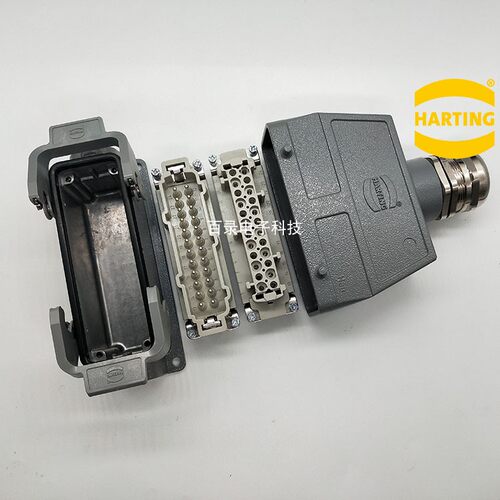 HAERING重载连接器 09300240421 浩亭24芯接插件 PG29表面装顶出