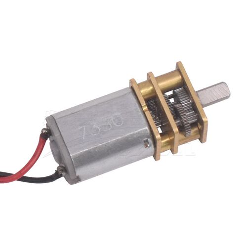 拆机精密N20减速电机DC3V3.7V5V 6V直流慢速马达全金属齿轮减速箱