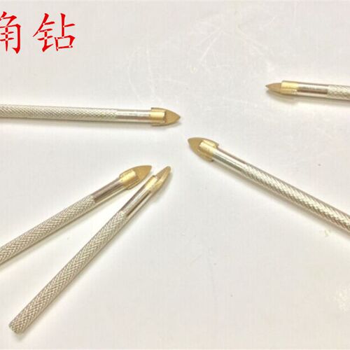 高档合金陶瓷三角钻头瓷砖钻头玻璃钻头陶瓷钻打孔取孔开孔器