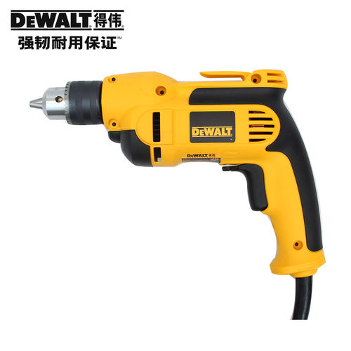 DEWALT得伟电动工具DWD112E大功率701瓦正反转无级变速13mm手电钻