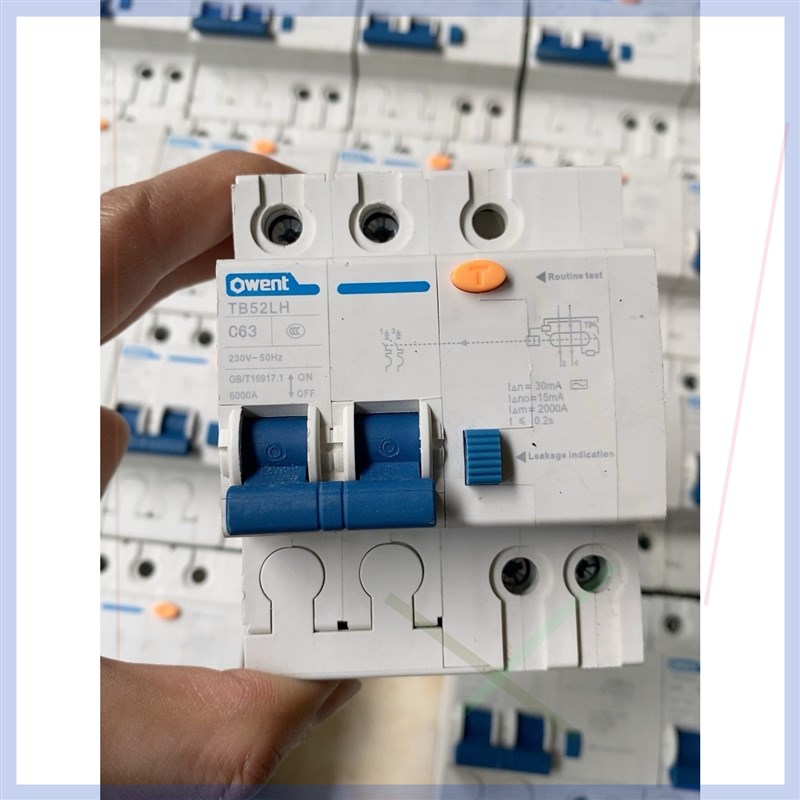 Owent/欧文特漏电断路器2P63安漏保 TB52Lh C