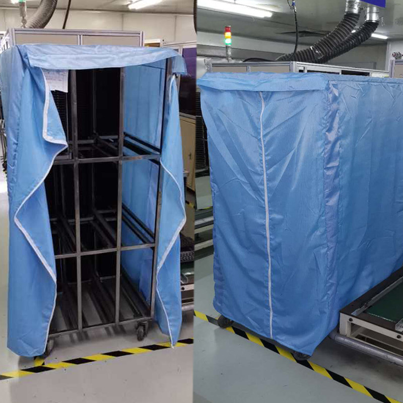 定制防尘罩防静电布罩子货架台车罩工业设备仪器防灰车间无尘大型