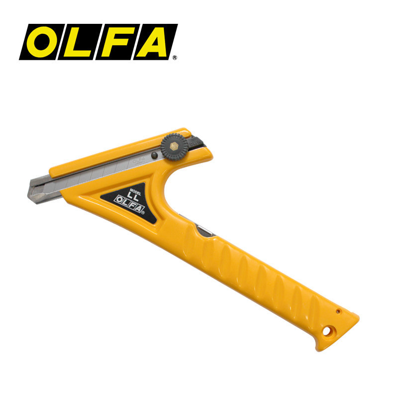 日本OLFA欧发LL/1B双手握持式重型美工刀/切割刀介刀(带2片刀片)