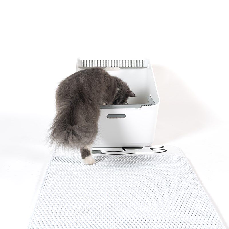 猫咪世界猫砂垫双层过滤防落砂防带出防溅特大型控沙垫猫咪蹭脚垫