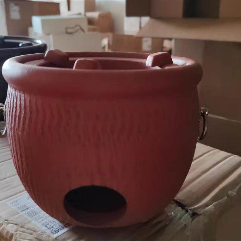 潮州手拉砂铫壶侧把壶煮茶壶烧水壶日式陶壶纯全手工小容量玉书煨