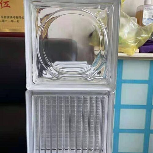 超白玻璃砖 太阳纹干湿分离背景墙  玄关 阳台 厨房 外墙玻璃隔断