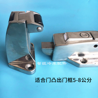 304不锈钢冷库门锁 凸门冷冻库安全把手1178烘箱锁速冻门锁冰库锁