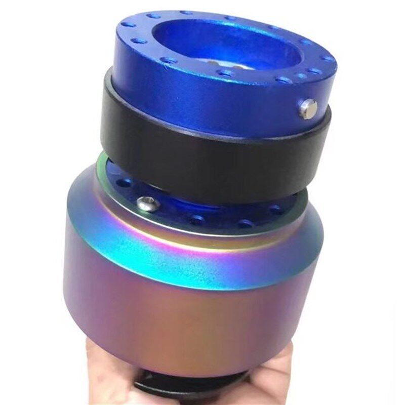 汽车改装赛车方向盘铝合金连接底座钛盘适配器方向盘底座免拆游丝