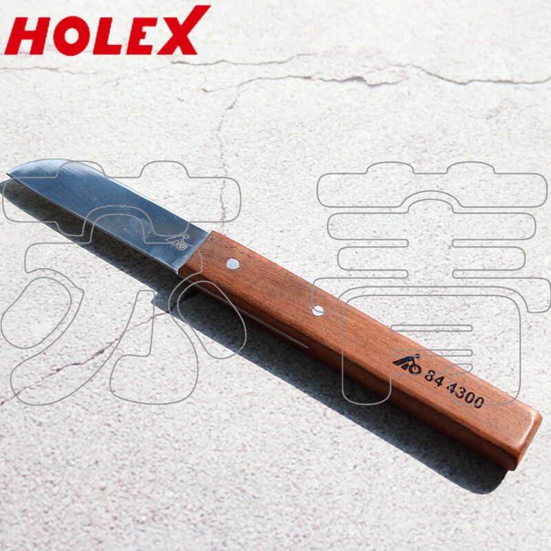 德国霍夫曼HOLEX 固定式电缆刀 小刀 木质手柄