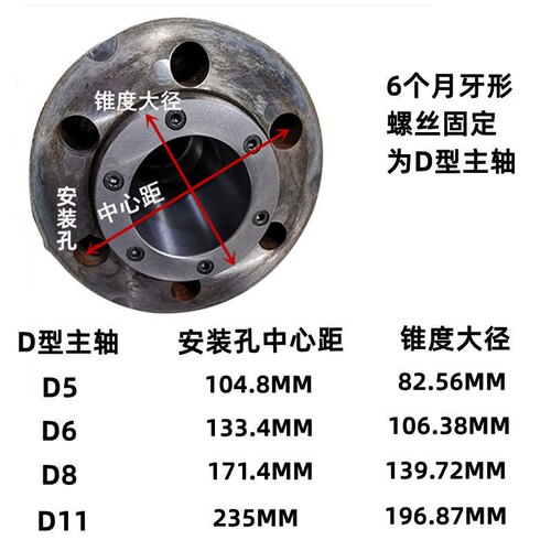 车床法兰盘连接盘过渡盘 卡盘法兰盘D型配6140 6150