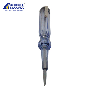 南帆安全耐用氖管发光测电笔 一字硬螺丝刀家用测漏电试电笔工具