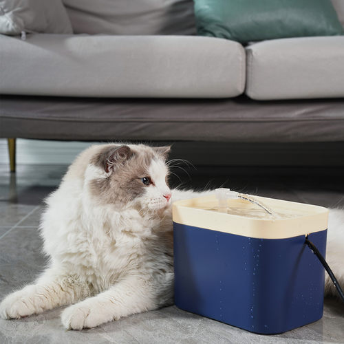花螗季猫咪饮水机自动循环流动带过滤饮水器不湿嘴喝水器狗狗水盆