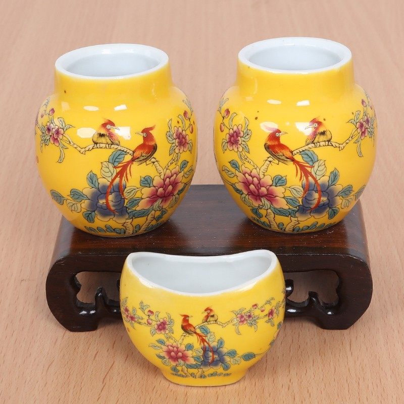 画眉鸟食碗鸟食罐鸟食杯画眉笼景泰蓝鸟食杯画眉笼配件画眉鸟笼