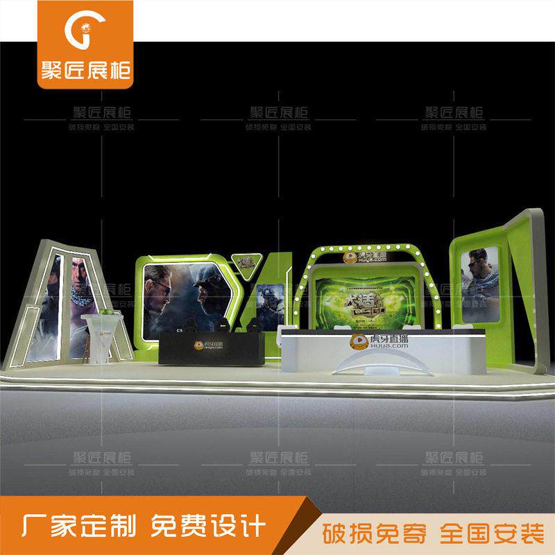 白酒直间展红酒网红主播陈列柜架快闪播中岛柜造聚匠型主播间解说