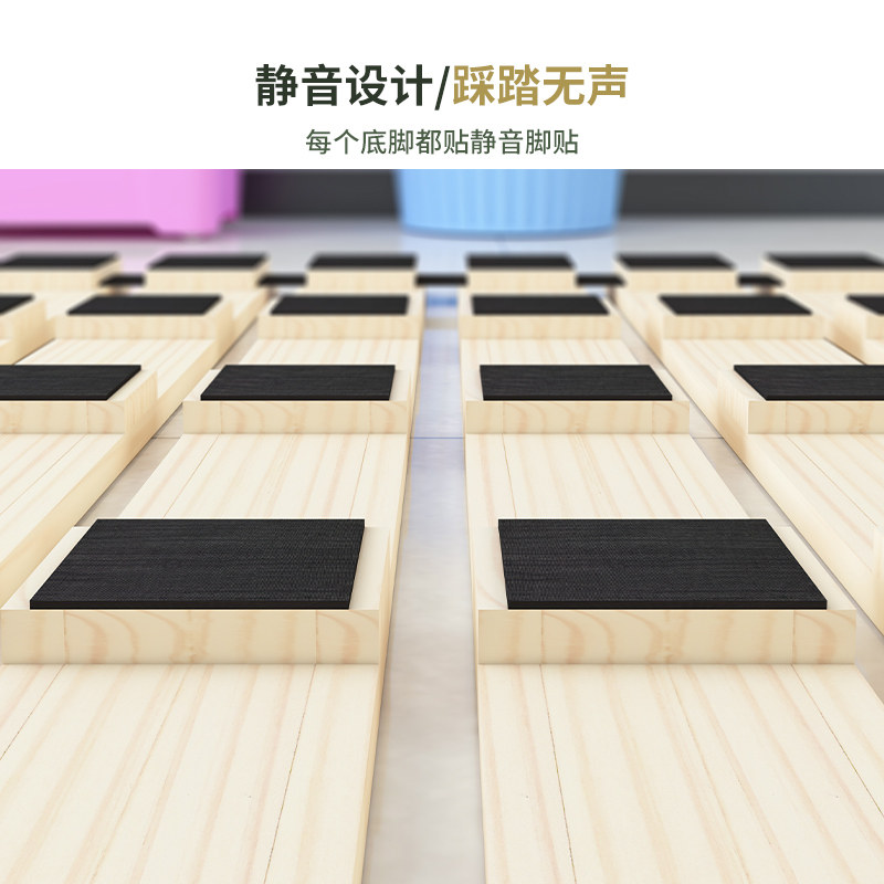 榻榻米床板实木垫片整块透气排骨架床架床架子防潮神器可折叠骨架