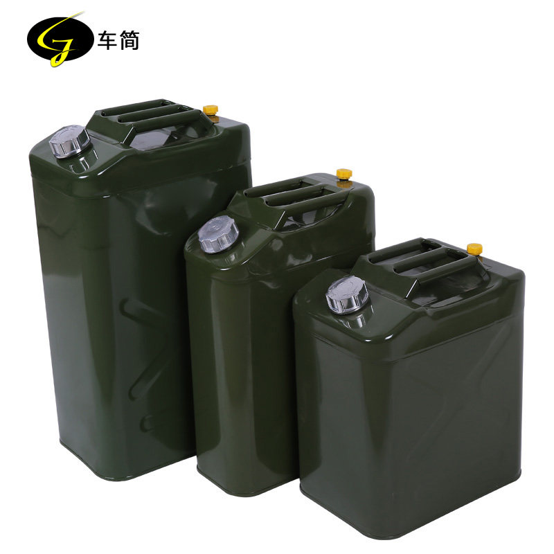 加厚汽油桶30升20升柴油壶铁油桶加油便携摩托备用汽车油箱