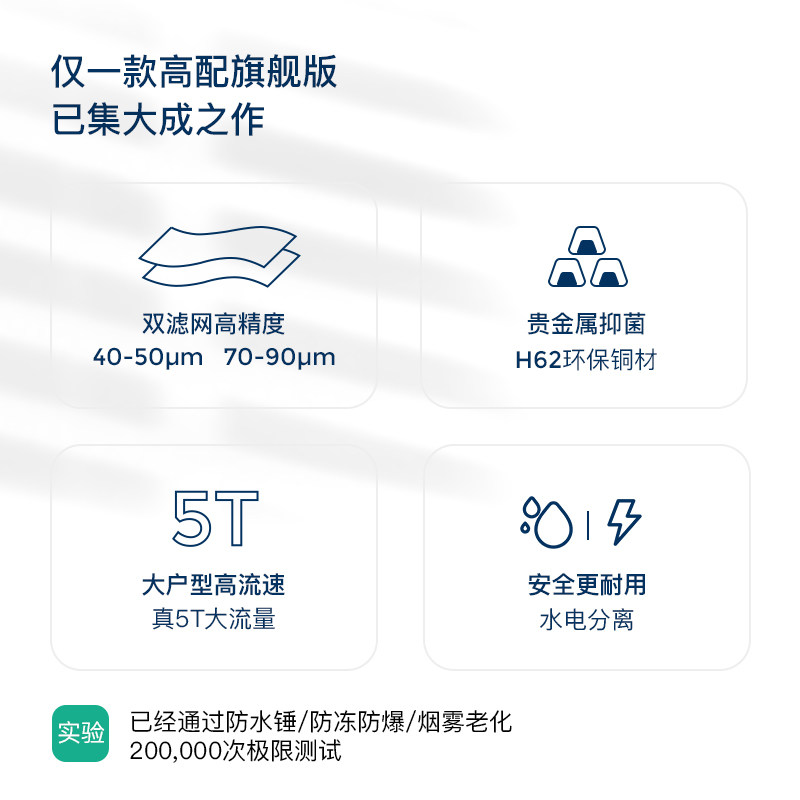 【全国可补】施尔家用电动双涡轮净水反喷洗刮洗全自动前置过滤器