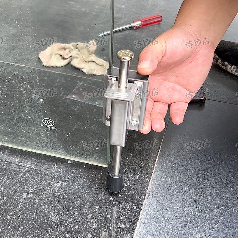 随意停玻璃门定位神器玻璃门固定器门扇固定脚踩门限位器防风弹簧图片