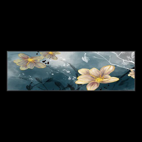 客厅装饰画抽象花朵大气沙发背景墙画晶瓷壁画卧室床头挂画简约风