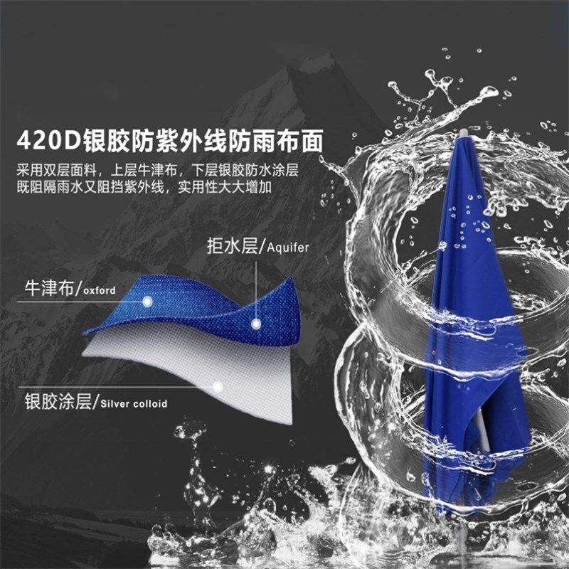门面遮阳斜伞门店歪头四方摺叠斜坡伞庭院伞防晒遮雨棚大雨摆地摊
