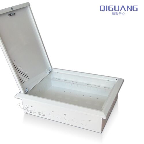 起光通讯弱电箱多媒体布线箱大号薄款薄墙用暗装 全钢高硬加厚1.0