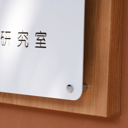 户外镂空灯箱广告牌挂墙式铁艺LED发光个性双层复古木纹LOGO定制
