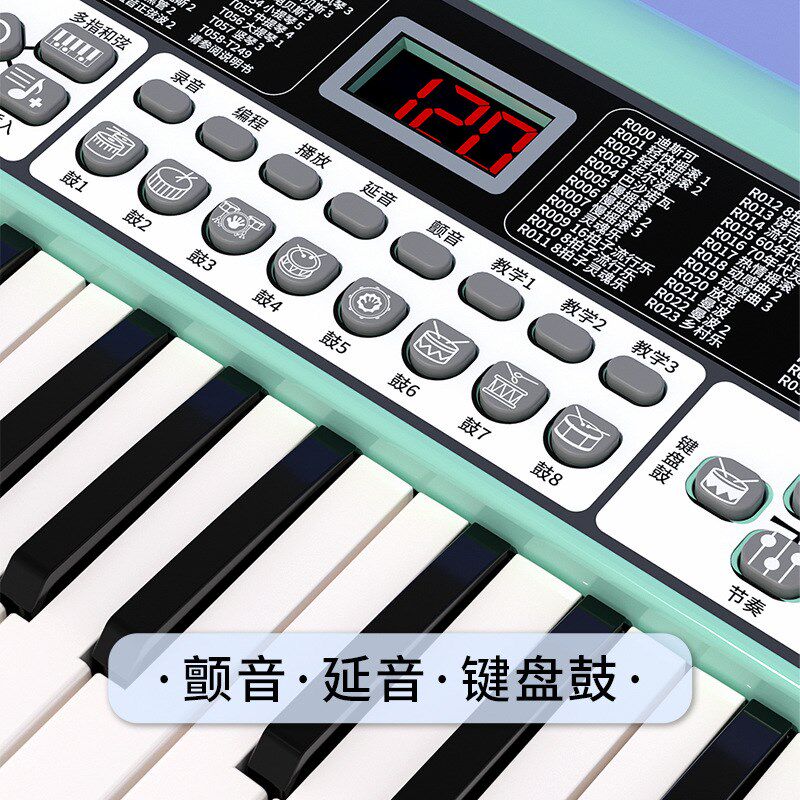 49键教学型儿童电子琴电钢琴幼师初学者成人通用基础入门教学乐器