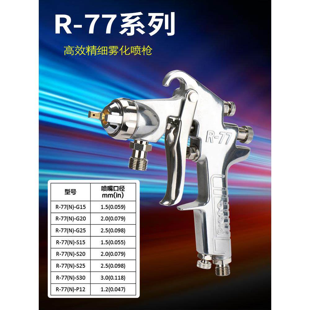 台普罗纳气枪动喷漆湾R-71R-77-/200手动喷漆枪家R具五金喷涂