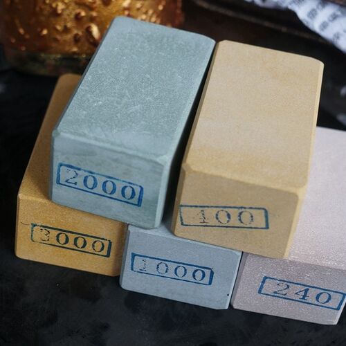 473-加硬 大漆打磨 专用磨石套装 砥石修正石