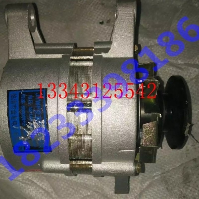 农机配件电启动柴油机配套发电机农用车发电机带调节器12V新